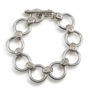 scarab silver bracelet - Silver Circle Bracelet with Scarabs by Scarab Jewellery Studio