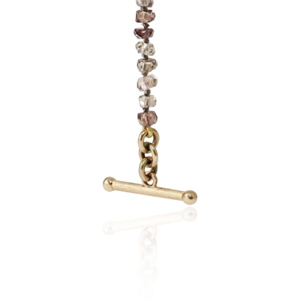 Natural Sapphire Faceted Rainbow Bead Necklace by Scarab Jewellery Studio