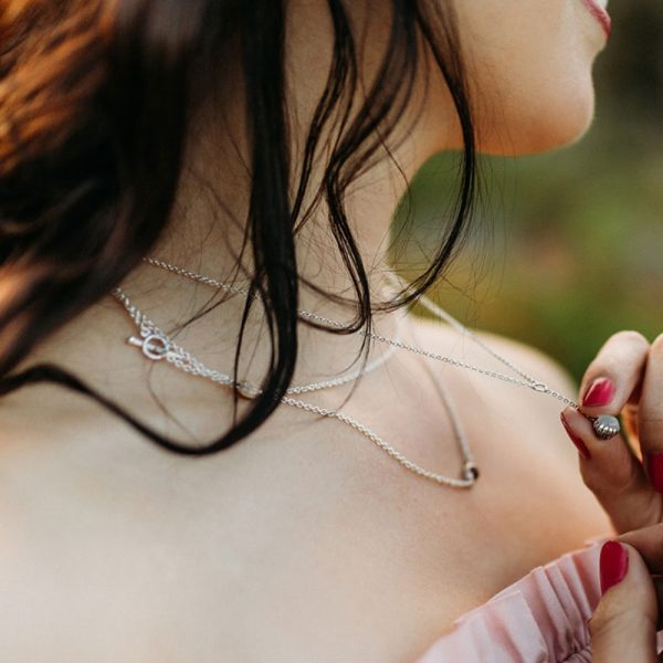 Silver Moonstone Daisy Drop Pendant and Silver Lariat Necklace MultiColored Gemstones by Scarab Jewellery Studio by Scarab Jewellery Studio