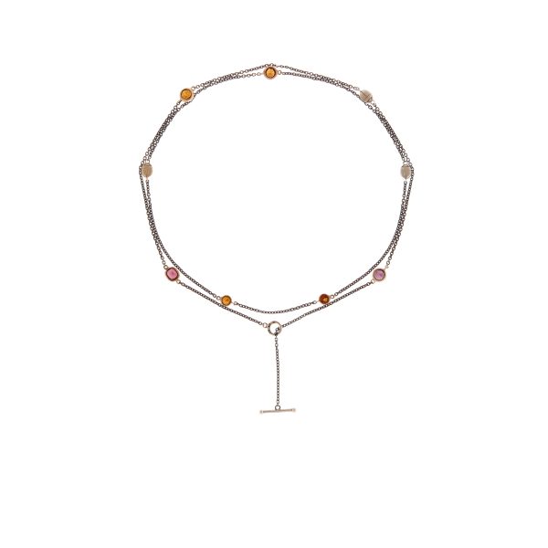 Hessonite & Mulberry Wrap
