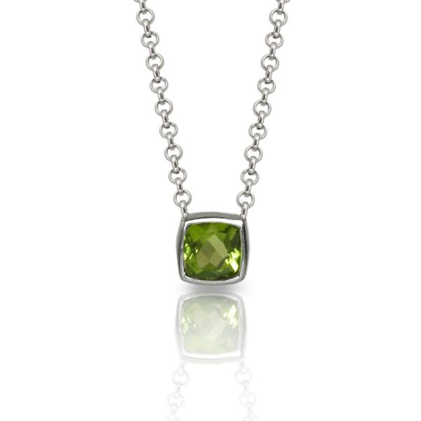 Peridot Silver Pendant P64 by Scarab Jewellery Studio London