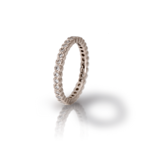 White Gold Diamond Eternity Band Model RG94 - Scarab Jewellery Studio