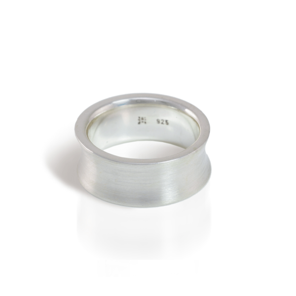 Silver Concave Band - Model RG49