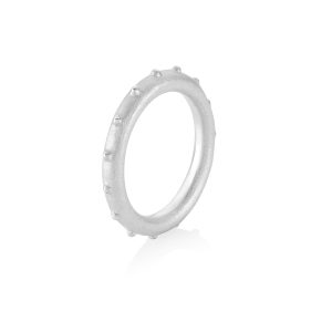 Solid Silver Chunky Ring