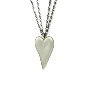Silver Bewitched Heart Pendant by Scarab Jewellery Studio