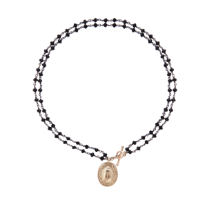 Onyx Yellow Gold Rune Scarab Pendant by Scarab Jewellery Studio