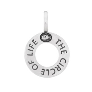 Silver Circle of Life pendant
