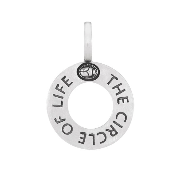 Silver Circle of Life pendant