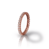 Red Gold Diamond Eternity Band Model RG94 - Scarab Jewellery Studio