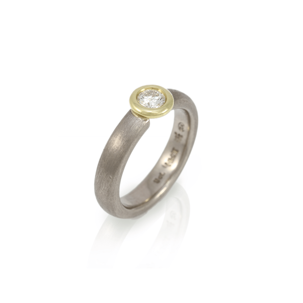 White Gold Diamond Eternity Ring by Scarab Jewellery Studio