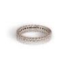 White Gold Diamond Eternity Band by Scarab Jewellery Studio