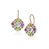 Victorian Earrings MultiColour Gemstones by Scarab Jewellery Studio